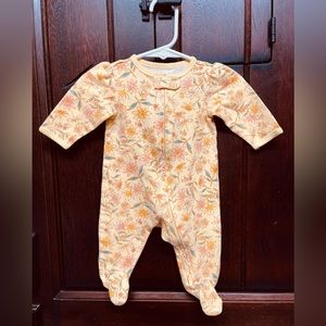 Carter's One Pieces | Carter's Newborn Floral Bodysuit Size 3M